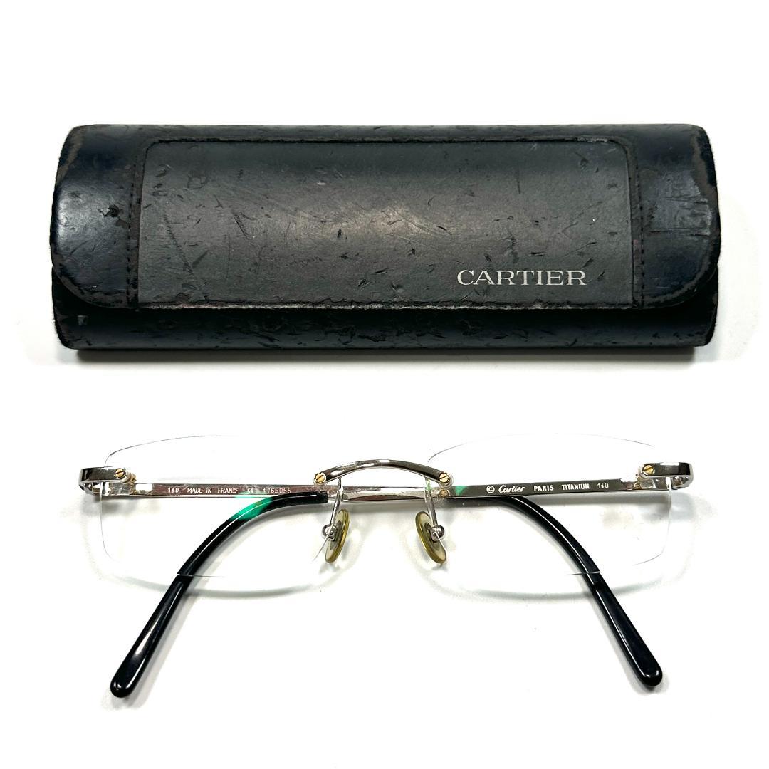 【希少】Cartier Sunglasses Rimless Single