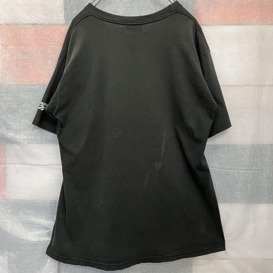 アメカジ 古着 Reebok リーボック シングルステッチ ブラック Tシャツ