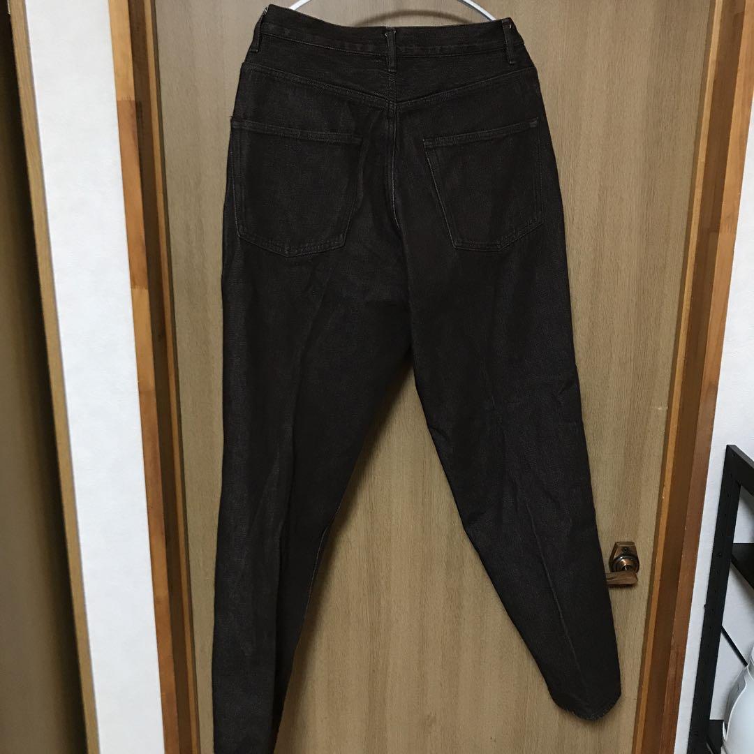 AURALEE オーラリー  デニムパンツ　茶色 AURALEE / オーラリー】HARD TWIST BROWN DENIM WIDE パンツ