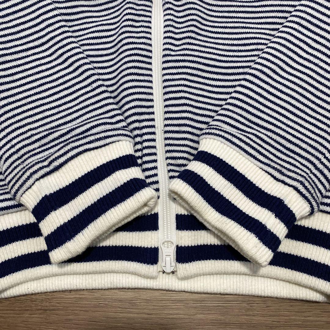 美品♡パーリーゲイツ♡ニットジップジャケット♡ネイビー