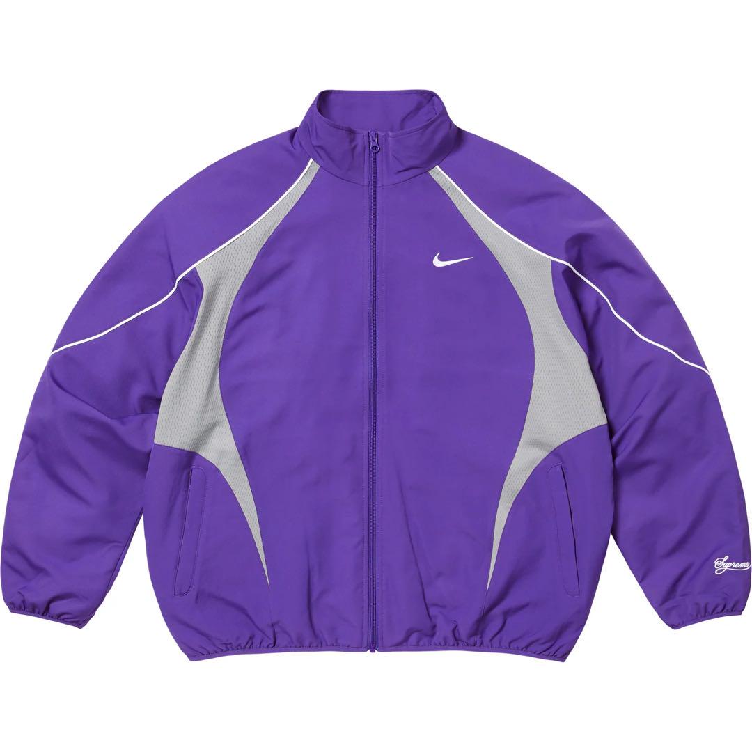 Supreme Nike Track Jacket Pant 紫Mセットアップ