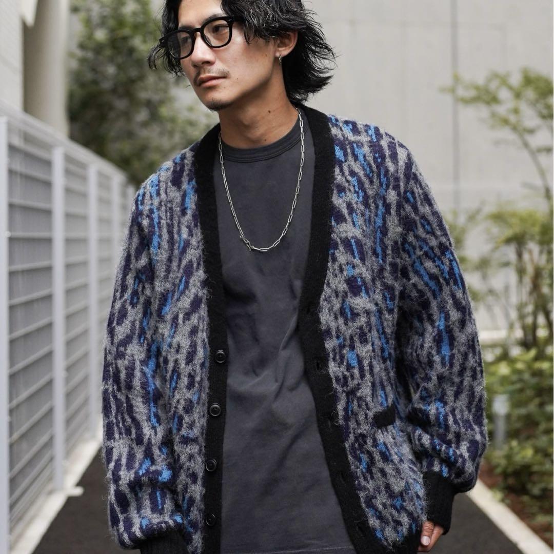 Schott シャギーニット レオパード　WACKO MARIA ワコマリア