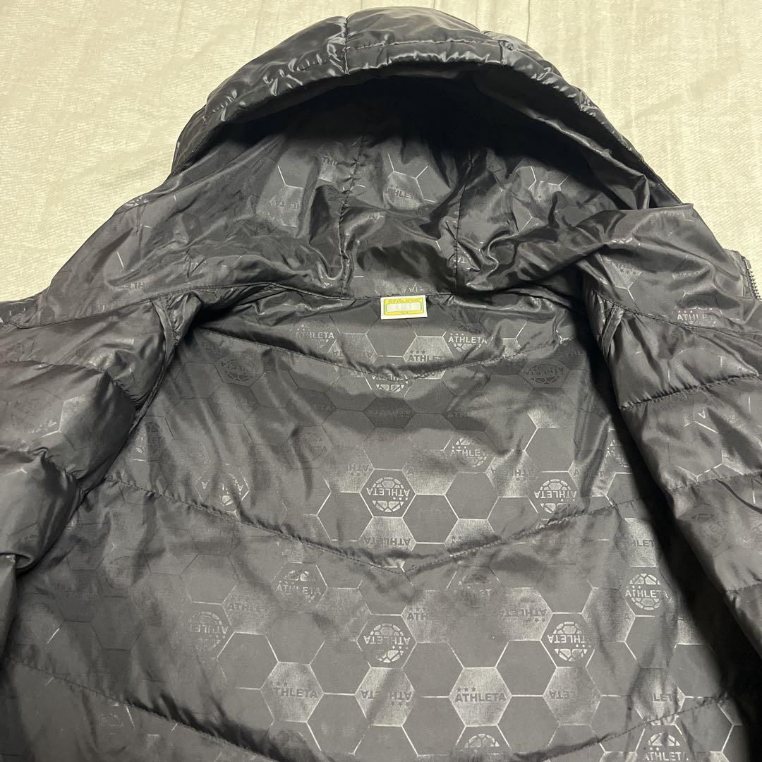 ATHLETA ブラック ベンチコート　ジュニア160