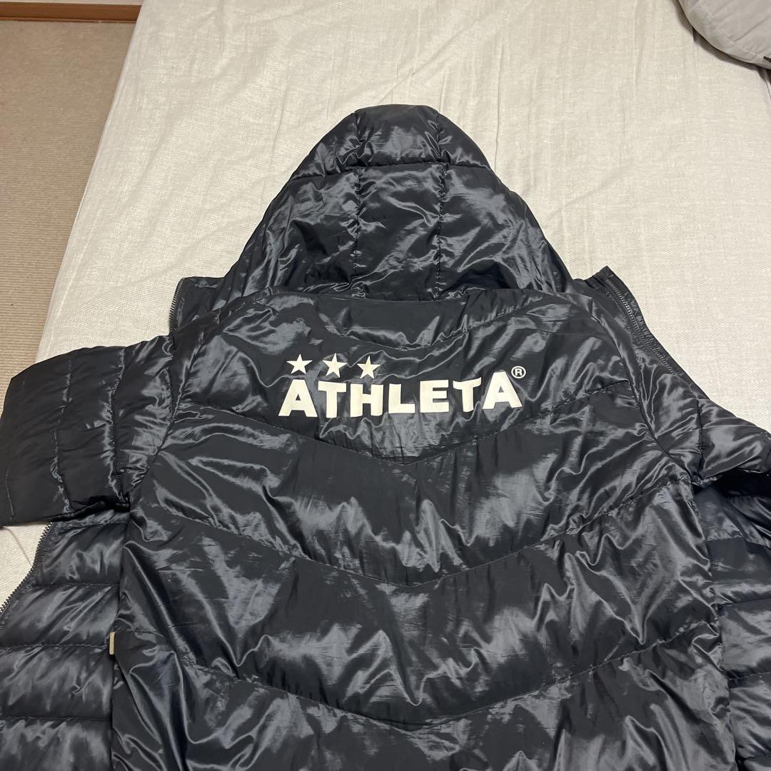 ATHLETA ブラック ベンチコート　ジュニア160