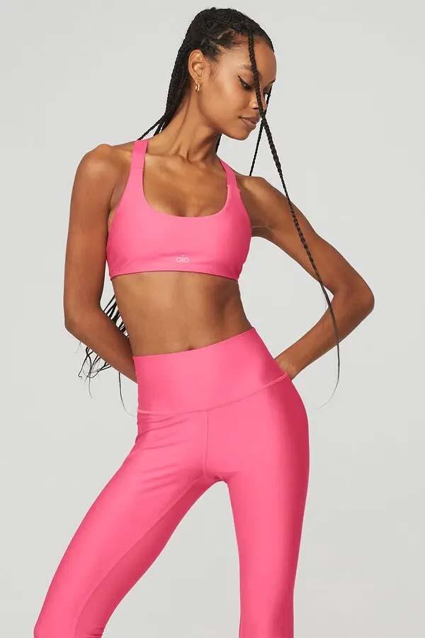 【美品】alo yoga エアリフト レギンス XXS ピンクフューシャ