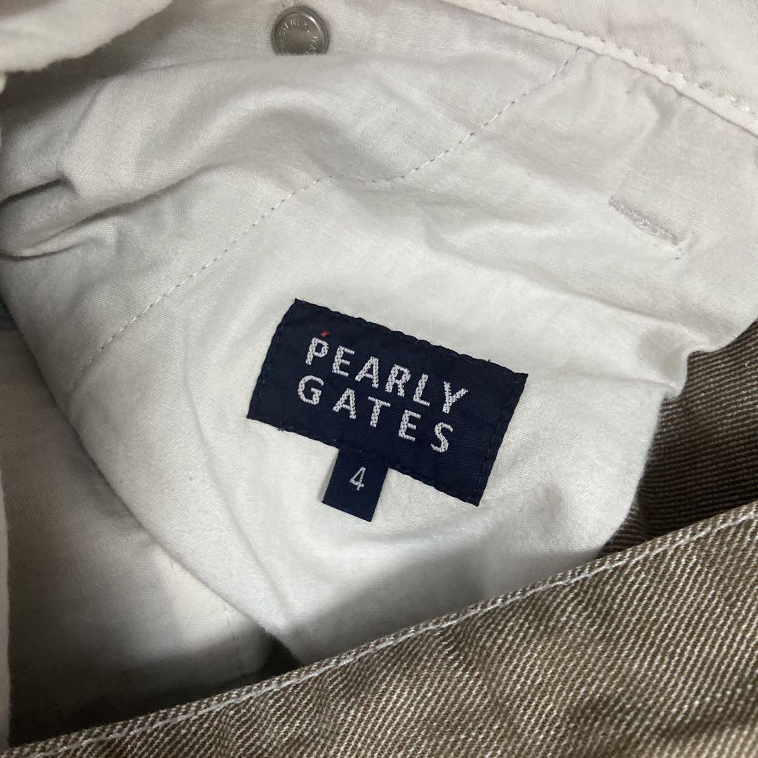PEARLY GATES パーリーゲイツ リネン混 ハーフパンツ ゴルフウェア PEARLY GATES パーリーゲイツ リネン混 ハーフパンツ ゴルフ