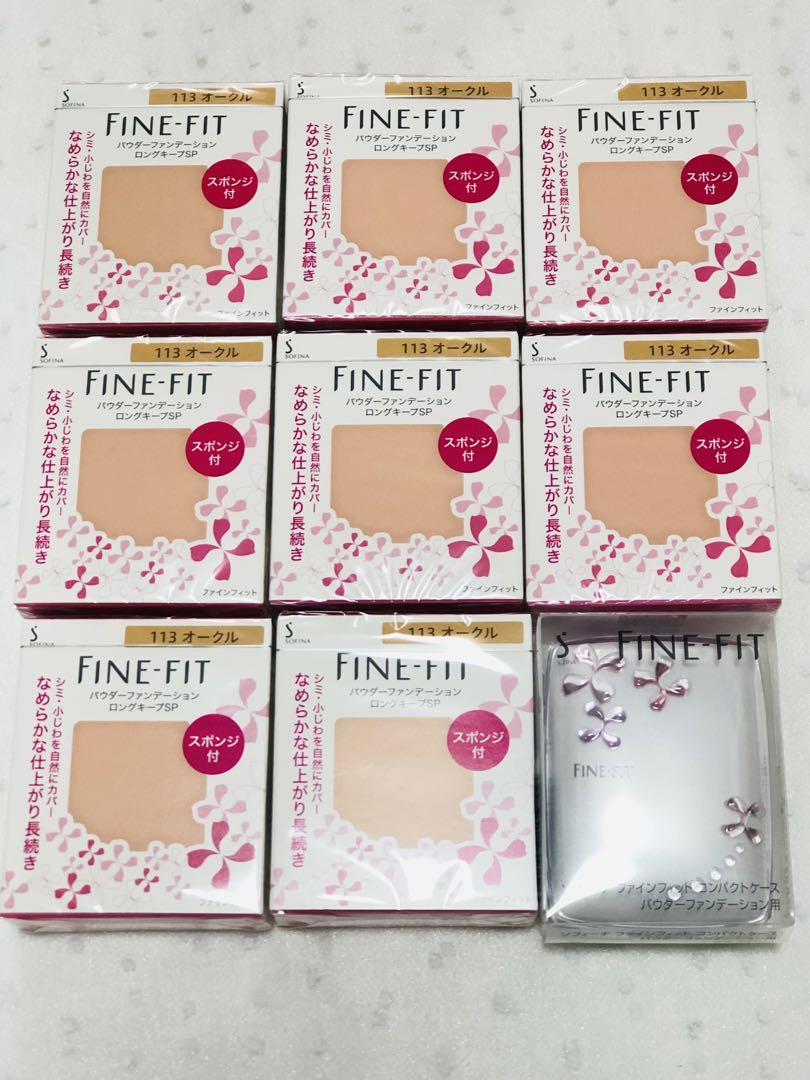 た*ん様 【FINE-FIT 】パウダーファンデーション 113 オークル 8点