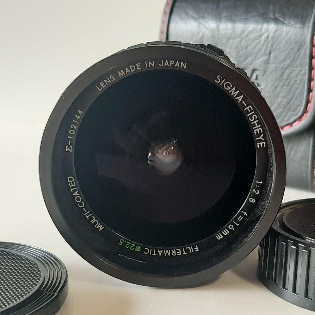 SIGMA 16mm F2.8 FISHEYE FILTERMATICミノルタ SIGMA 16mm F2.8 FISHEYE FILTERMATICミノルタ