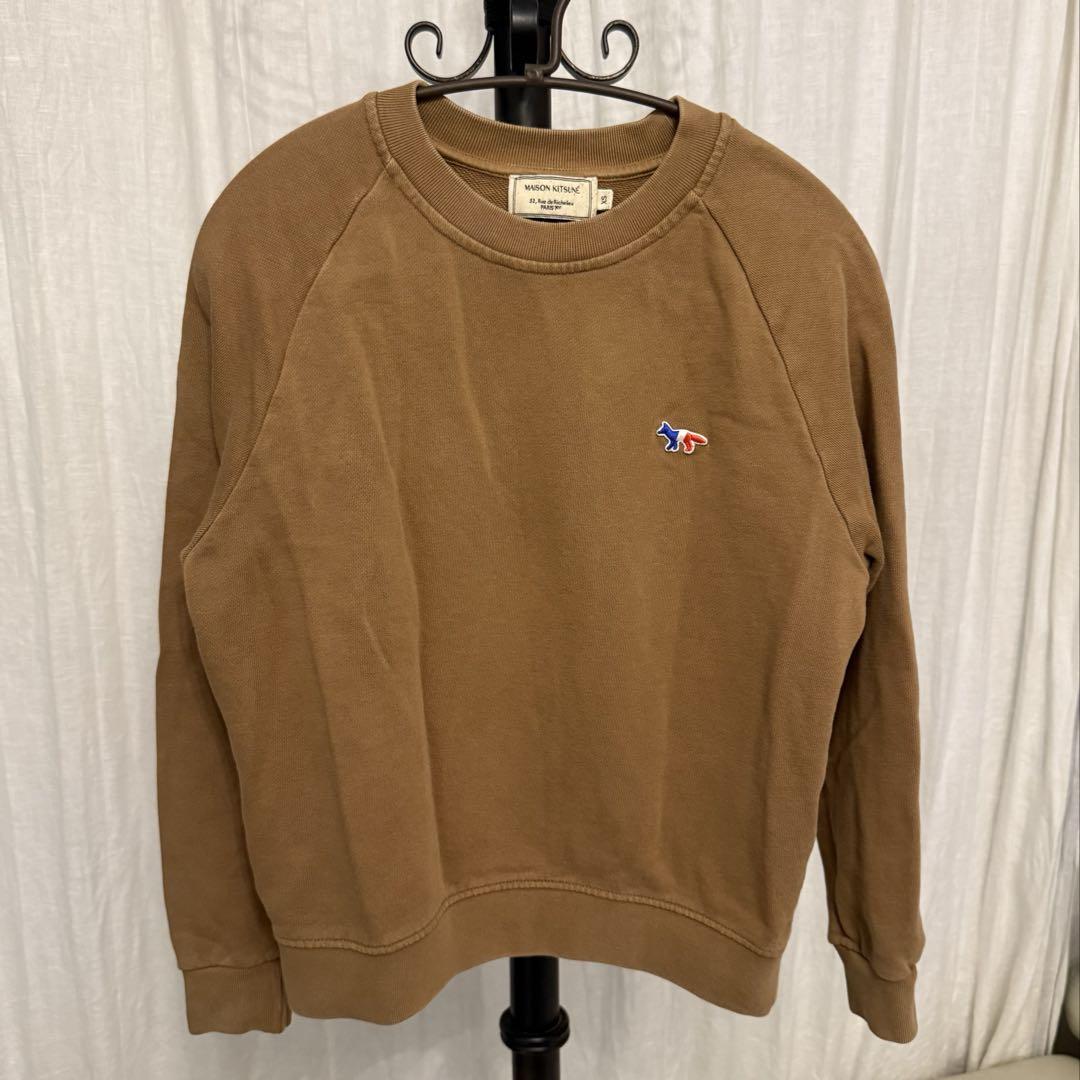 MAISON KITSUNE ブラウン スウェット XS
