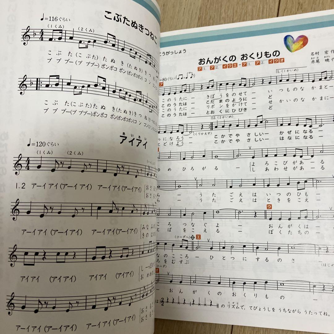 楽譜 音楽のおくりもの 1 小学校教科書 教育出版 小学音楽