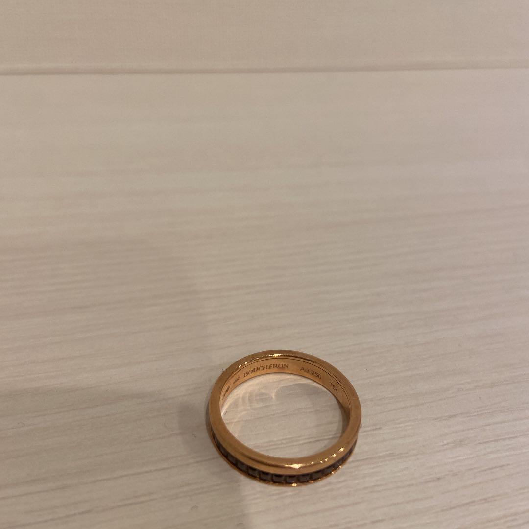 ブランド BOUCHERON ハーフリング T54 F2ApZ-m63612431880 ブシュロン キャトルクラシック きなキズは