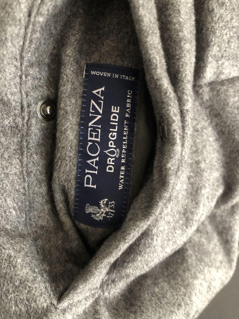 HERNO ヘルノ　ピアツェンツァ生地　カシミヤ　シルク　ダウンベスト　グレー 新品同様 HERNO PIACENZA ヘルノ リバーシブル シルクカシミア