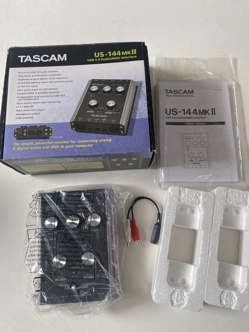 未使用 TASCAM US-144MKⅡ USBオーディオインターフェース