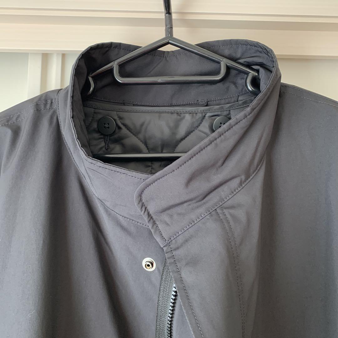 ユニクロ　UNIQLO　ウインドプルーフ2wayコート　 ブラック