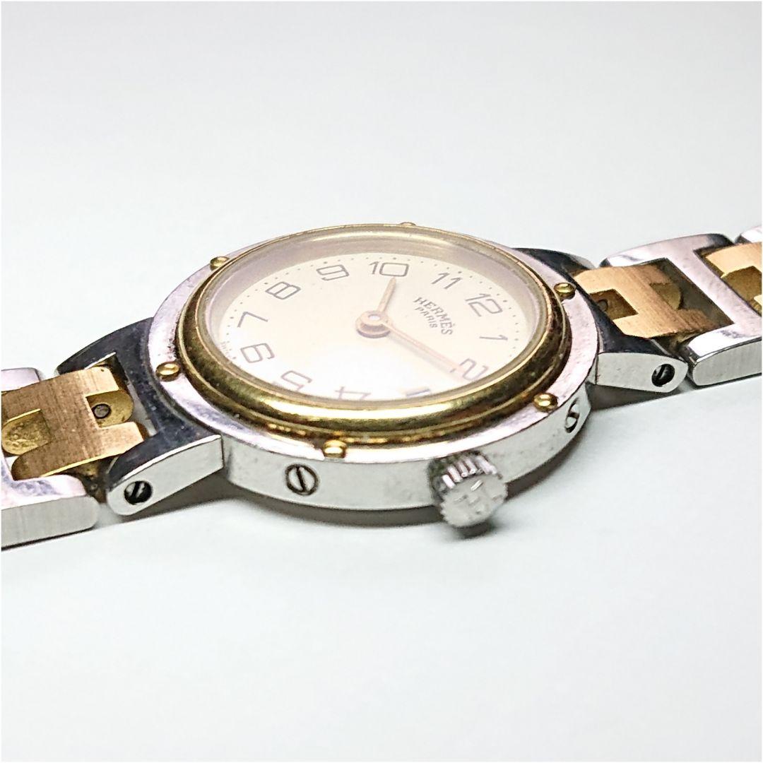 HERMES エルメス クリッパー クォーツ ジャンク レディース
