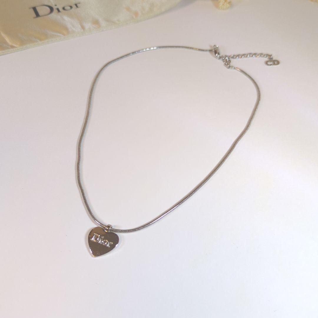 Christian Dior クリスチャンディオール ハート型 ネックレス