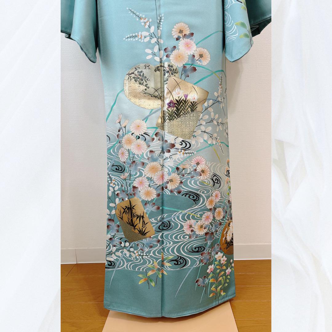 【美品】訪問着フルセット袋帯　帯揚げ　帯締め　結婚式　披露宴　七五三　入学式