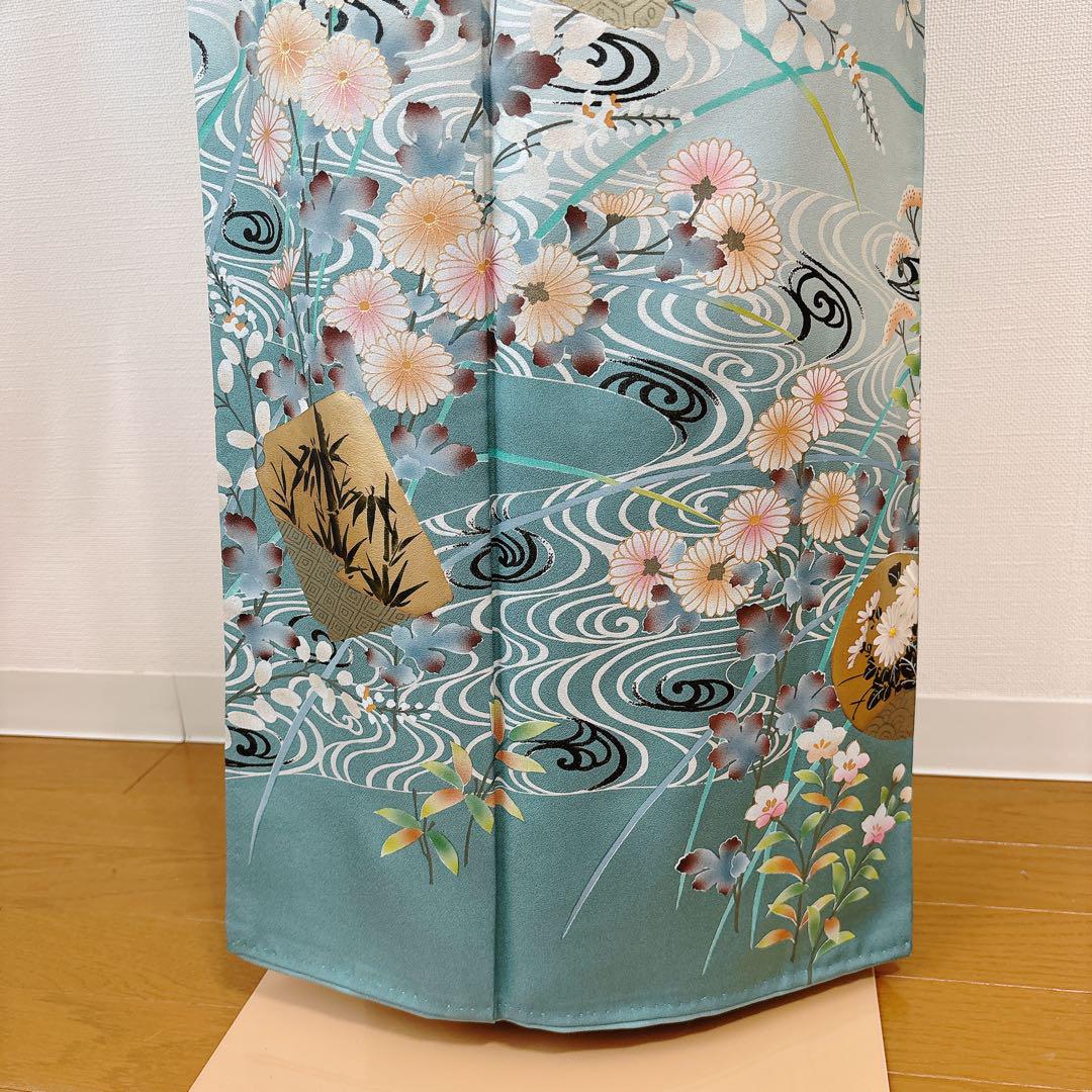 【美品】訪問着フルセット袋帯　帯揚げ　帯締め　結婚式　披露宴　七五三　入学式