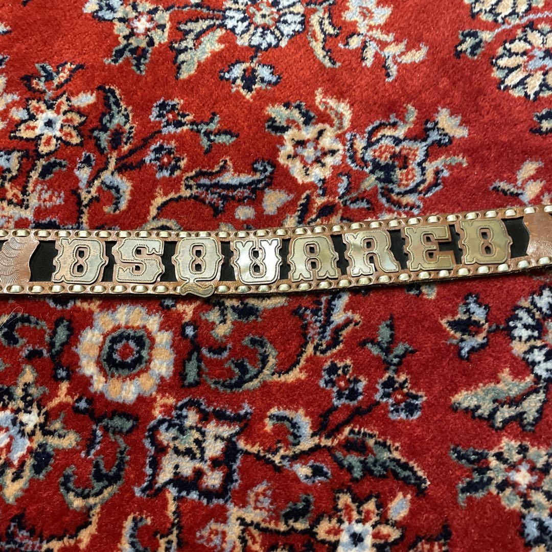 【開店記念セール！】 00s y2k dsquared2 カナダ スタッズベルト archive メンズ 小物
