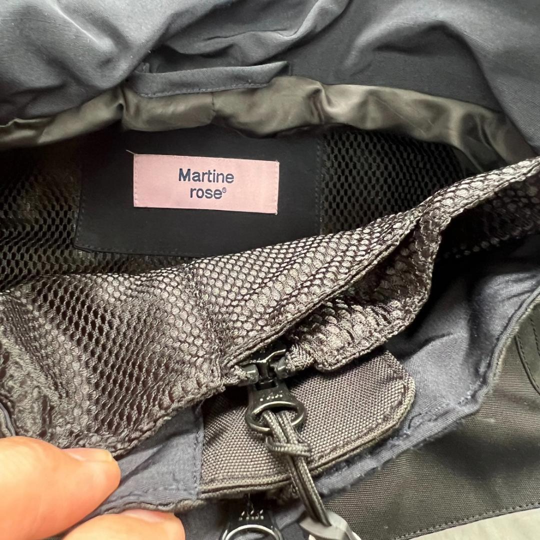 MARTINE ROSE ハイネックジップアップロンスリーブジャケット