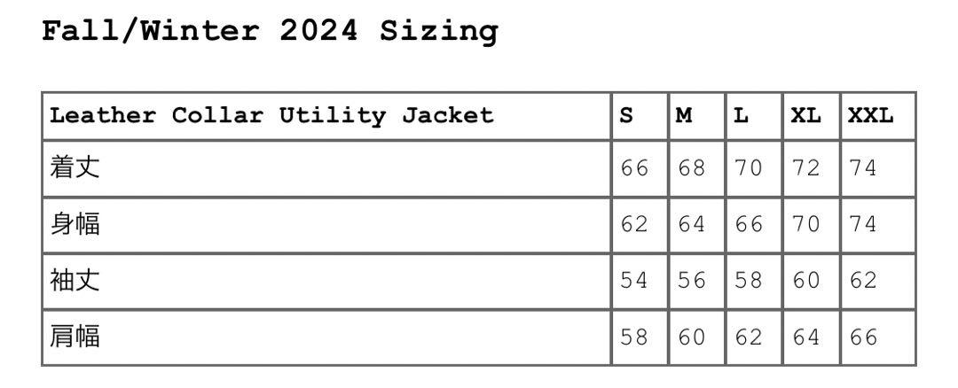 ジャケット・アウター supreme Leather Collar Utility Jacket