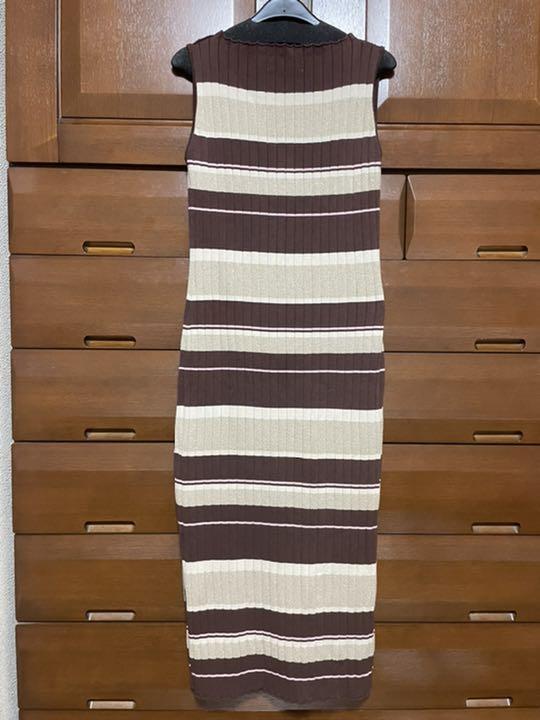 Cotton Striped Ribbed Knit Dress 7tZhB-m63616818205 新作超特価