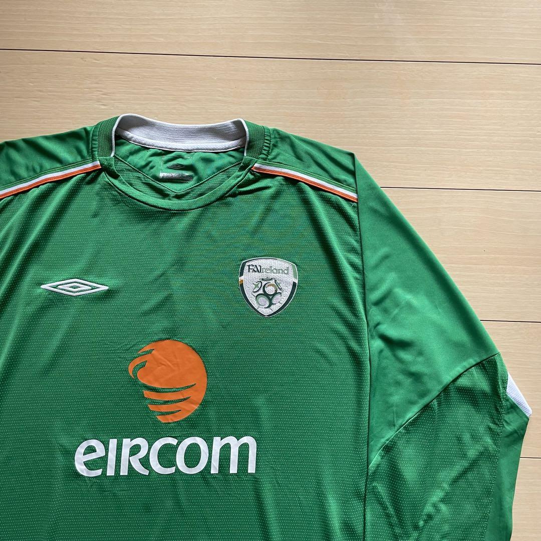 04/06 UMBRO アイルランド代表 ユニフォーム 長袖 EIRCOM