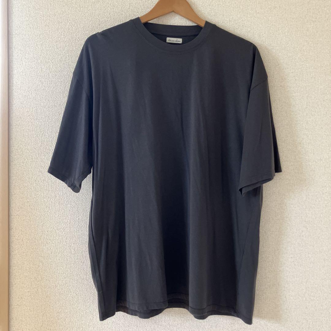 steven alan スティーブンアラン　ドレープ 半袖Tシャツ グレー