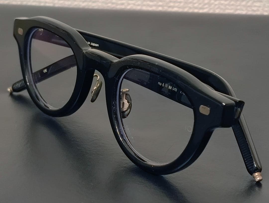 【定価10万】極上10eyevanメガネno.6-IIIBR1002人気ブラック 【定価10万】極上10eyevanメガネno.6-IIIBR1002人気ブラック