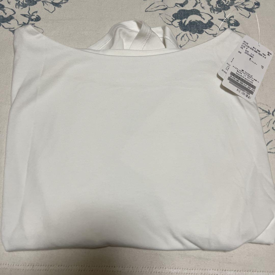 ウエストディテールコットンプルオーバー（Tシャツ／カットソー