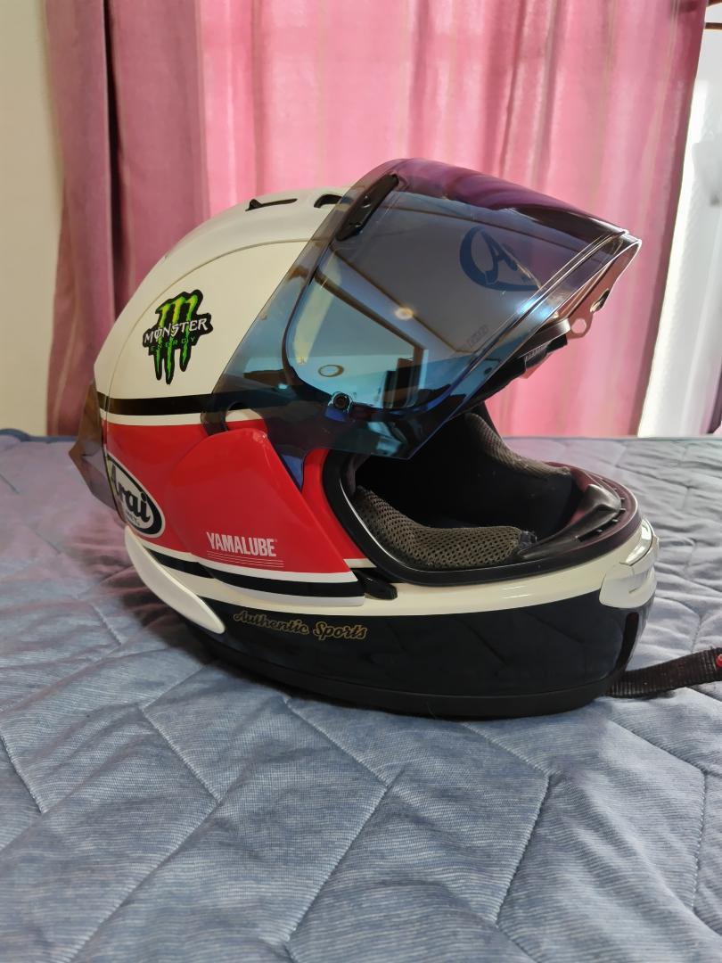 w*u様 ARAI　RX-7X STRIPE YAMAHA　ストライプ　Ｓサイズ