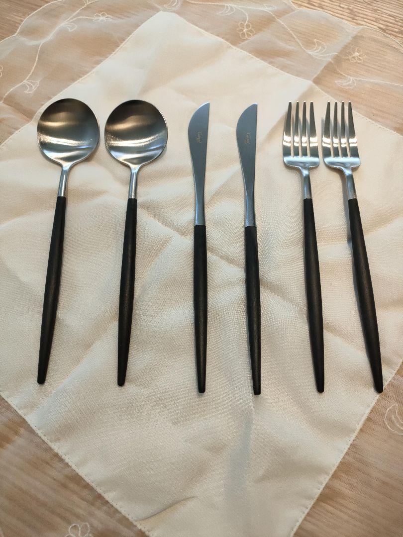 クチポール　ブラックマット　ゴア　カラトリーセット　新品　未使用