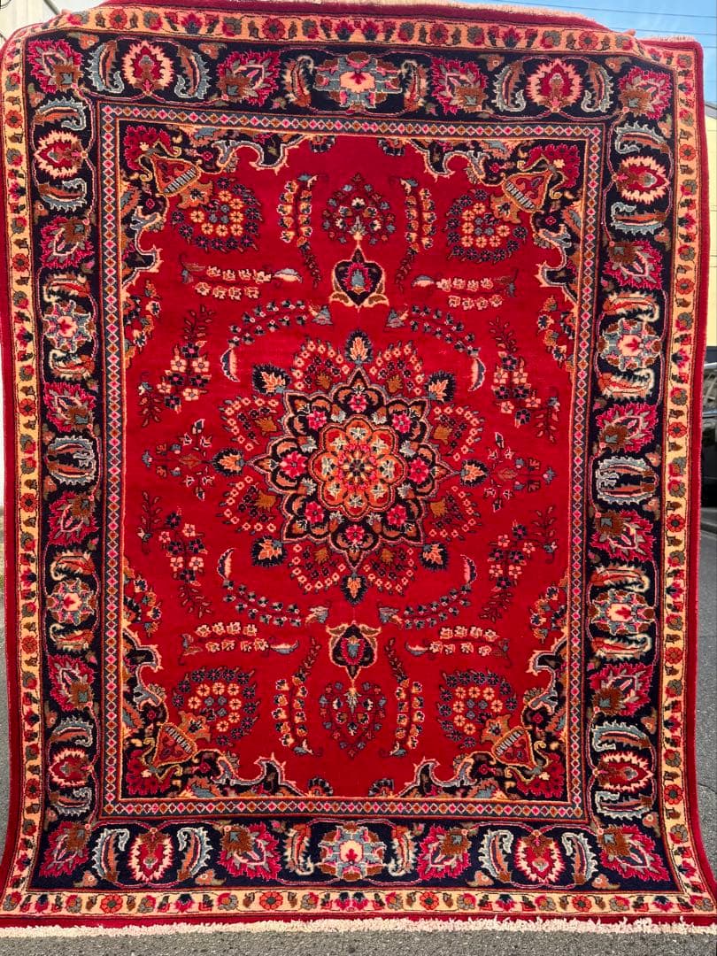 ペルシャ 手織り タブリーズ 絨毯