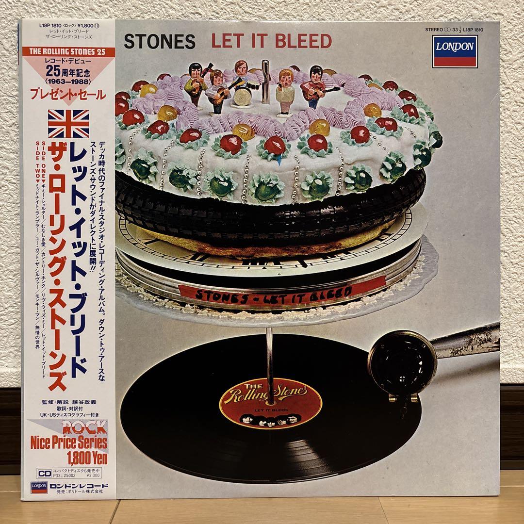 帯付き Rolling Stones Let It Bleed レコード LP