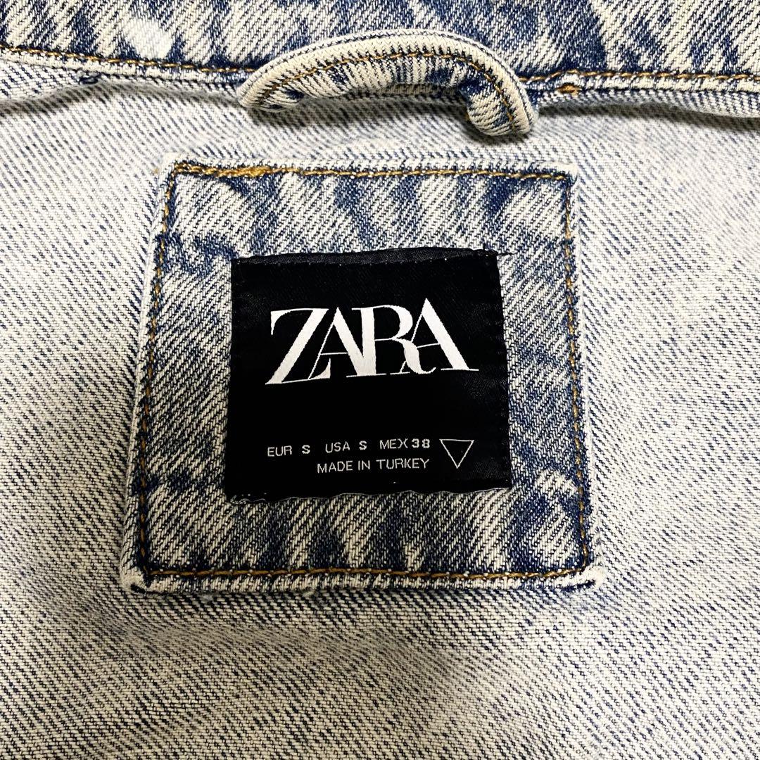 ZARA デニムジャケット グラフィックプリント 新品タグ付き ZARA MEN GRAFFITI PRINT DENIM JACKET SIZE M 1466/305 | eBay
