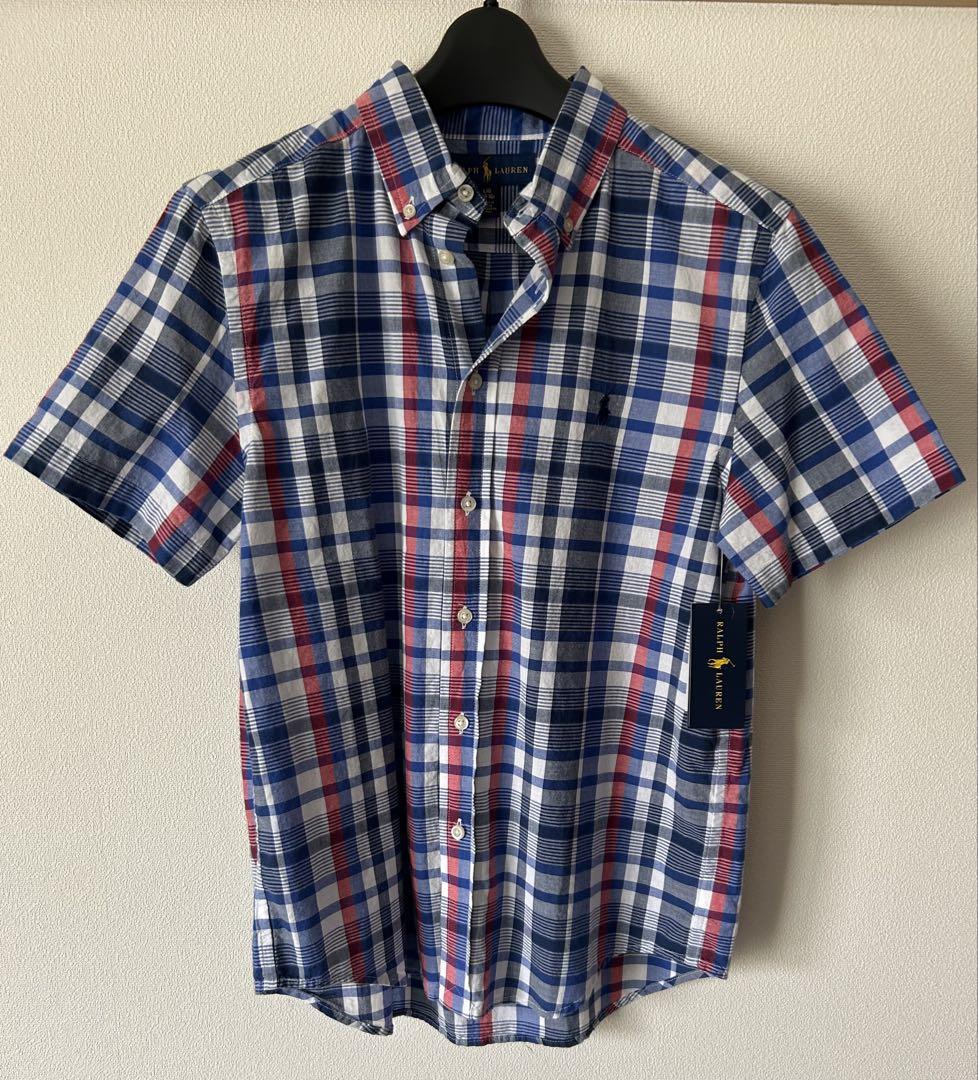 Ralph Lauren 半袖チェックシャツ L/G