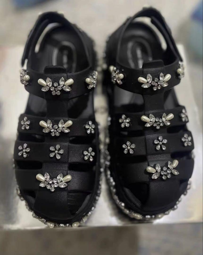 Simone Rocha シモーネロシャ　エスパドリーユ　サンダル Simone Rocha サンダル エスパドリーユ - メルカリ