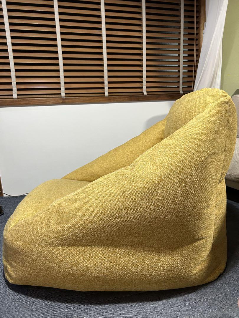 無印良品 空気でできたソファ 1人掛け イエロー - メルカリ