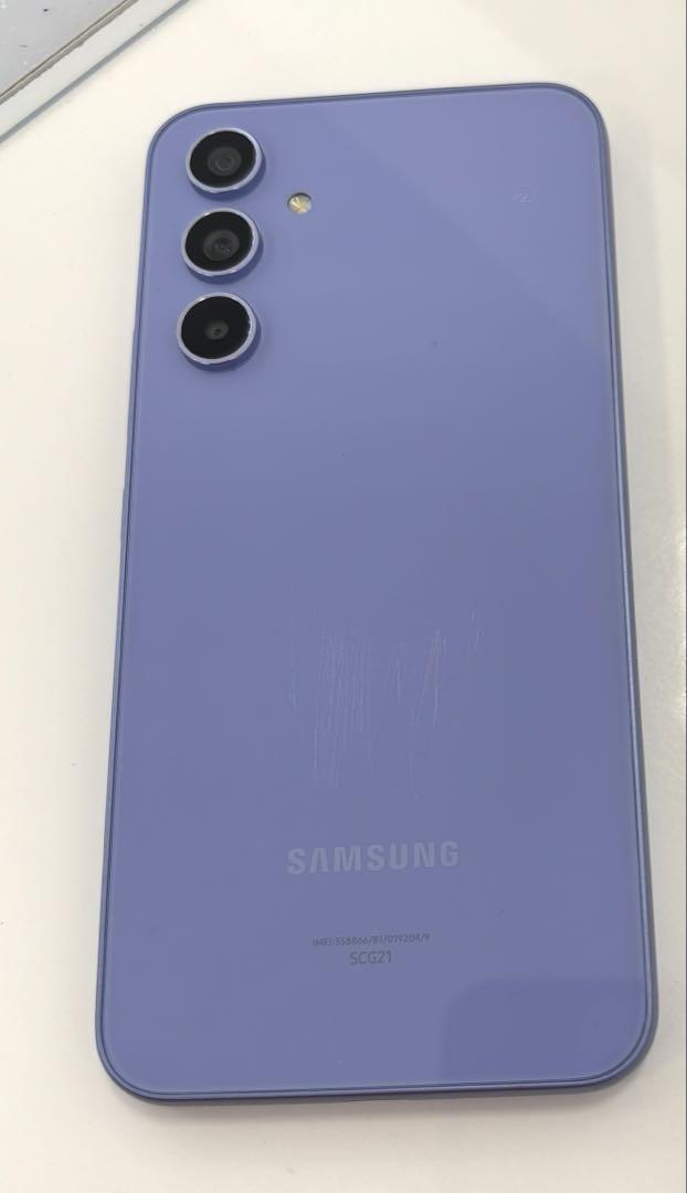 ② 美品　GALAXY A54 128GB パープル