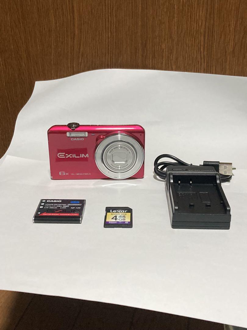 CASIO EXILIM コンパクトデジタルカメラ ピンクEX-ZS25