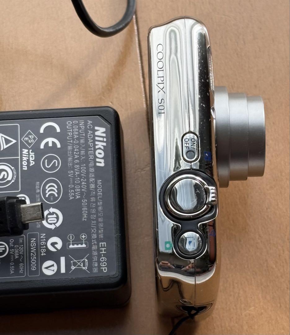 Nikon COOLPIX S01 ブラック 動作確認済み 傷あり