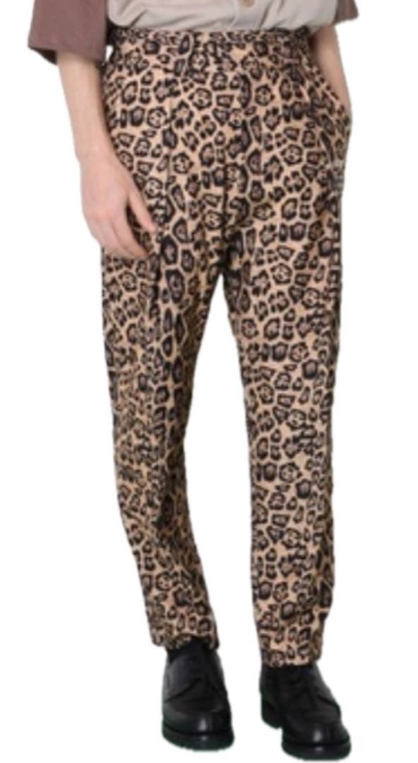 美品 スーパーサンクス ヒョウ柄 スウェットパンツ Sサイズ ボトムス