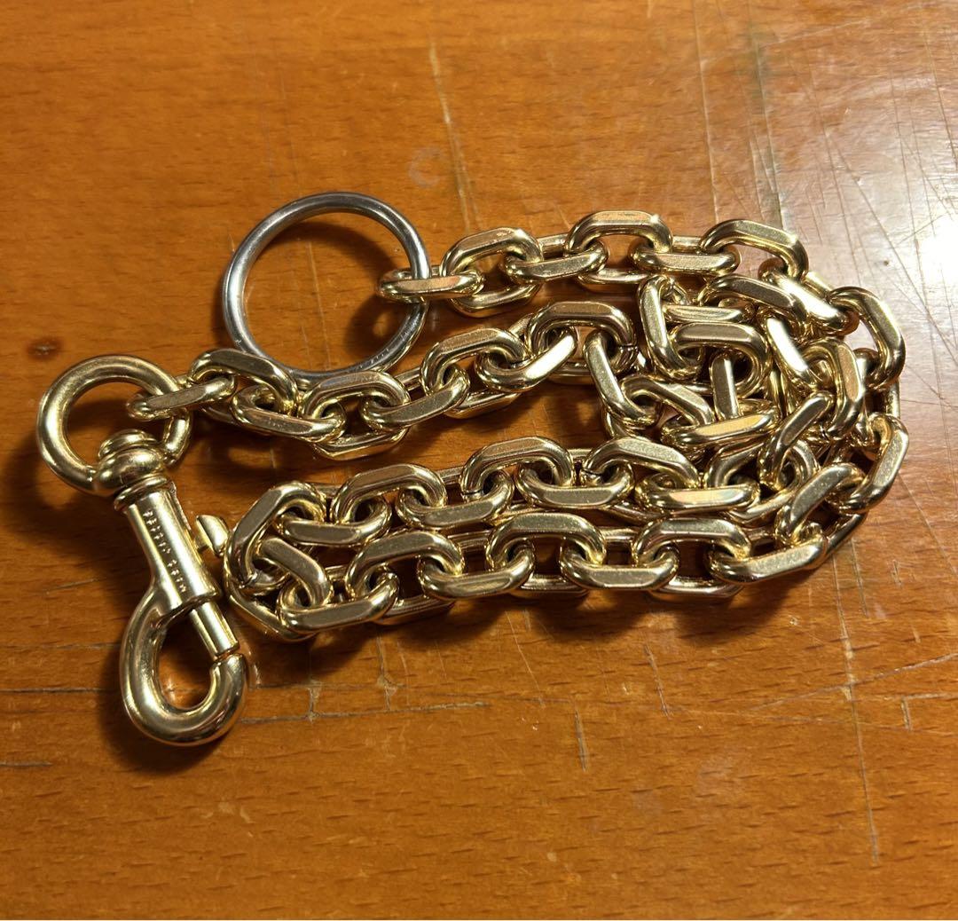 MARK JACOBS マークジェイコブス ウォレットチェーン 重量級 ゴールド