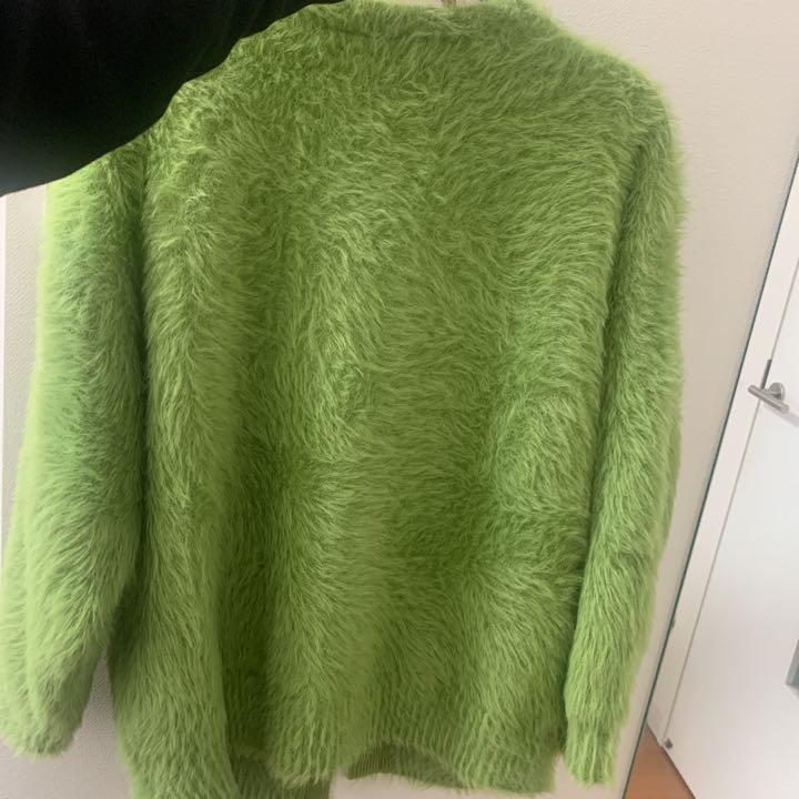 得価正規品➜ フェザーヤーンニットカーディガン グリーン lI24F-m63624346608 100%新品人気SALE
