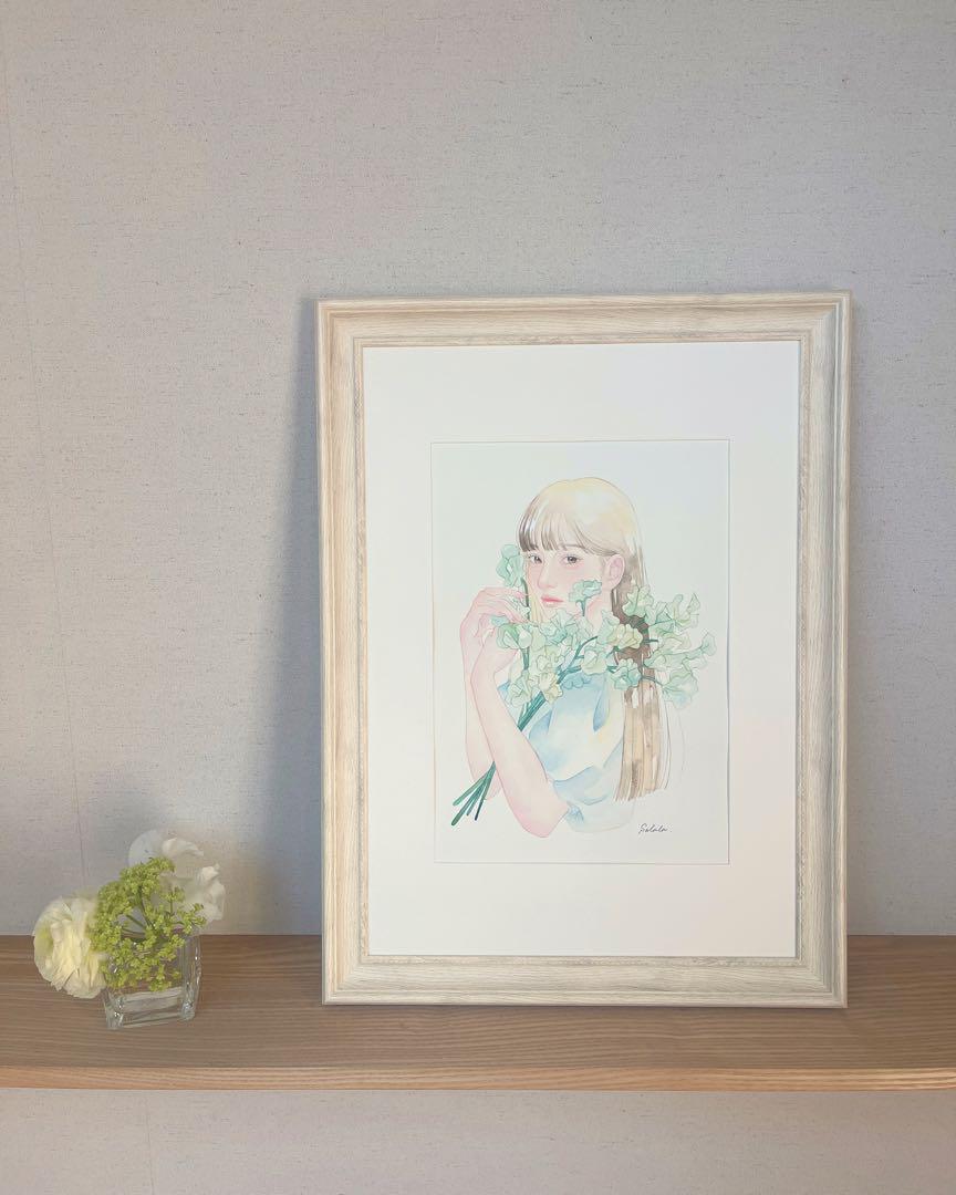 女の子 花