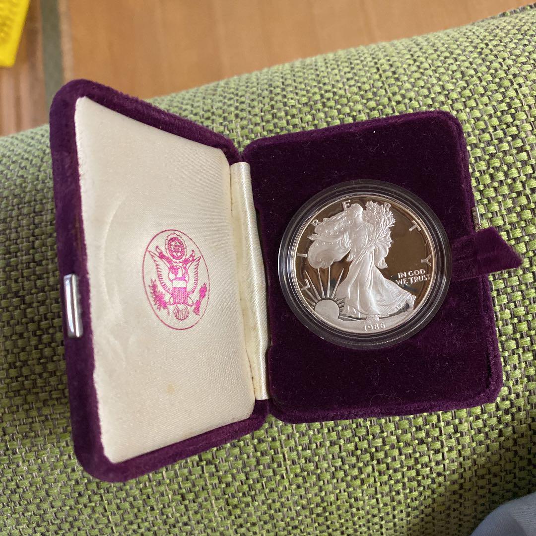 イーグル1ドル銀貨 2008年カラー \"SPIRIT OF AMERICA” アメリカンイーグル1ドル銀貨