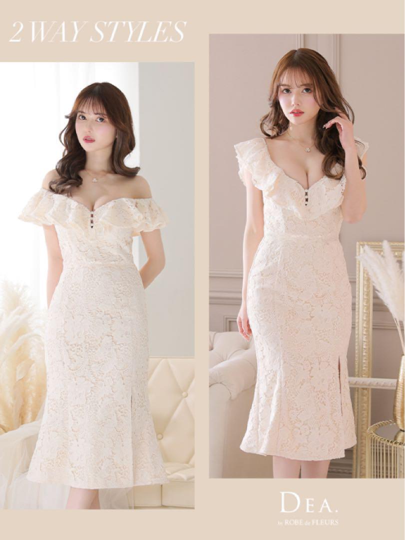 dea robe de fleurs M ドレス　ピンク　アンディ