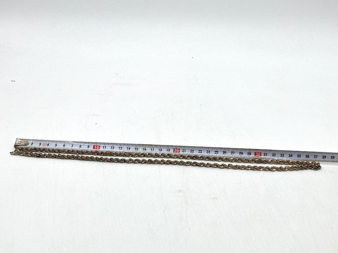 シルバー９２５　ヴィンテージ ツイストチェーンネックレス　特注品