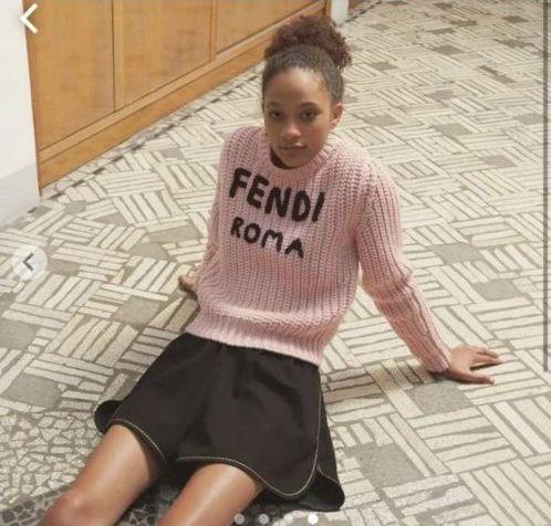 大特価格安 完売 ウールプルオーバー セーター ピンク qi8uY-m63624854224 FENDI フェンディ ROMAロゴ 人気SALEお得