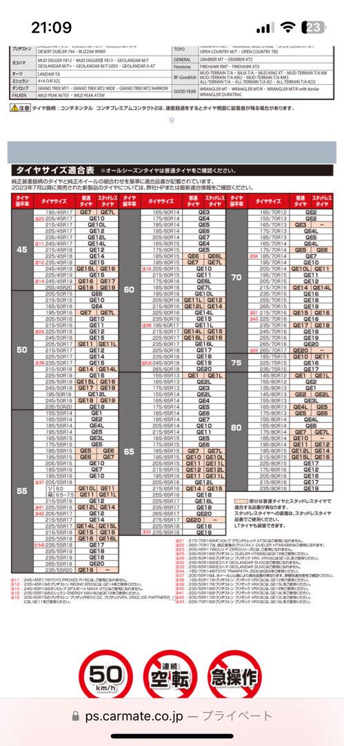 2023年2月購入　新品未使用　カーメイト タイヤチェーン スタッドレス　qe6